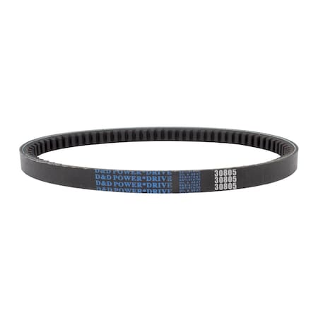 D&D 30805 80 1/2" Outside Length, 1" Top Width, 1 Ribs 30805